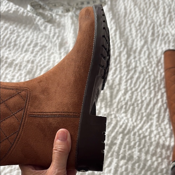 CHARLESTON SHOE CO. Brown Winter Rain Boots Quilted - Picture 4 of 5